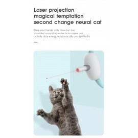 Smart Laser Tease Cat Collar Electric USB Charging Kitten Wearable Automatically Toys Interactive Training Pet Exercise Toys